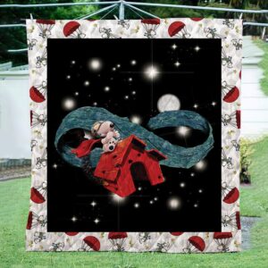 Snoopy House In Night 3D Quilt  Quilt